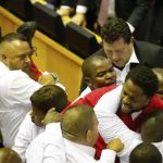 Fist Fight in Parliament