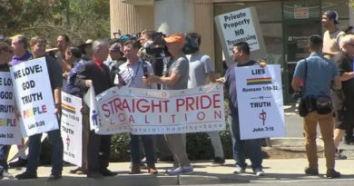 Straight Pride Group Undaunted After Counter-Protesters Out Numbered Them at Rally Straight Pride Group Undaunted After Counter-Protesters Out Numbered Them at Rally