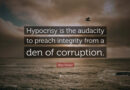 Hypocrisy: A Fashionable Vice Hypocrisy-Double-Standards